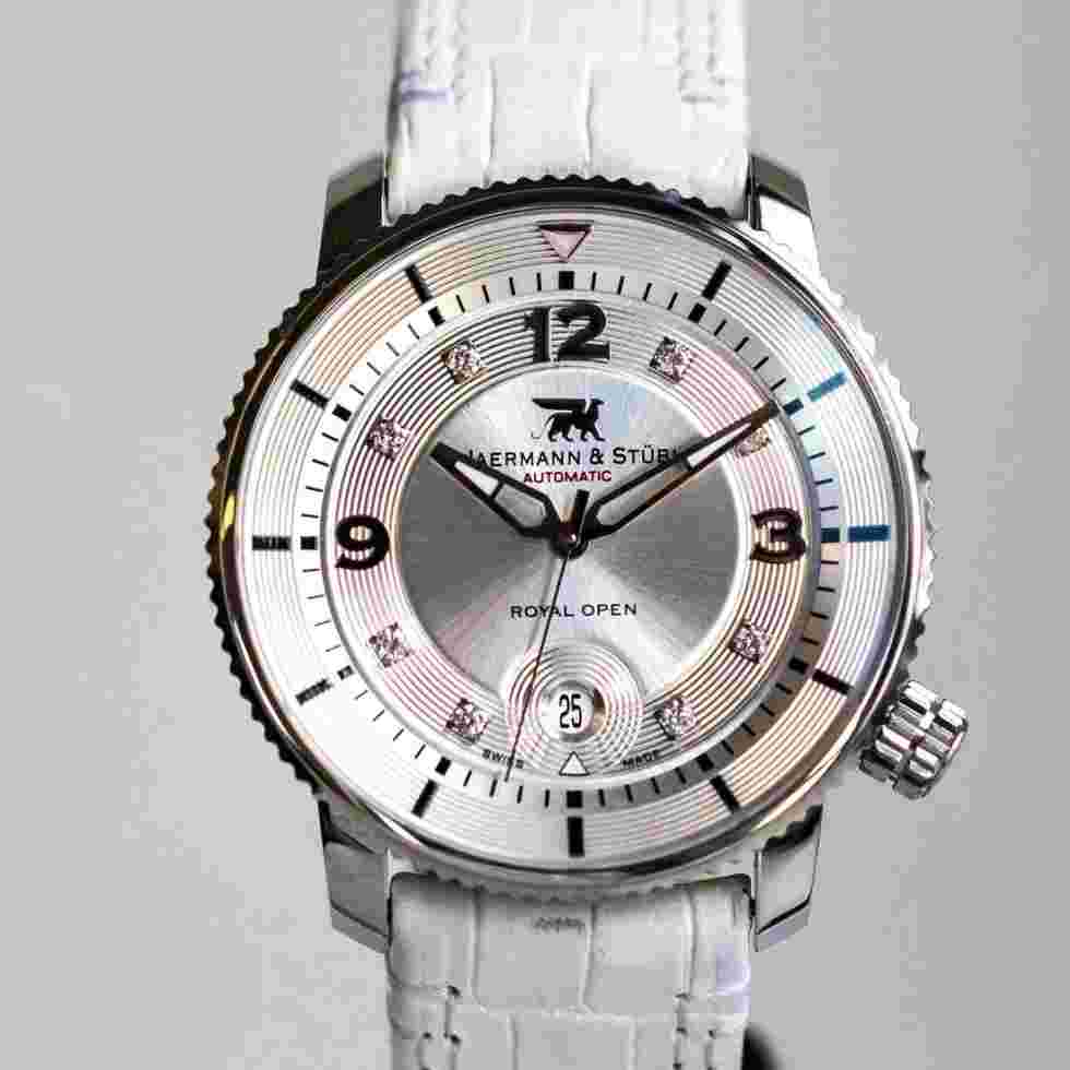 Jaermann & Stübi Ladies’ Collection Automatic White 40mm