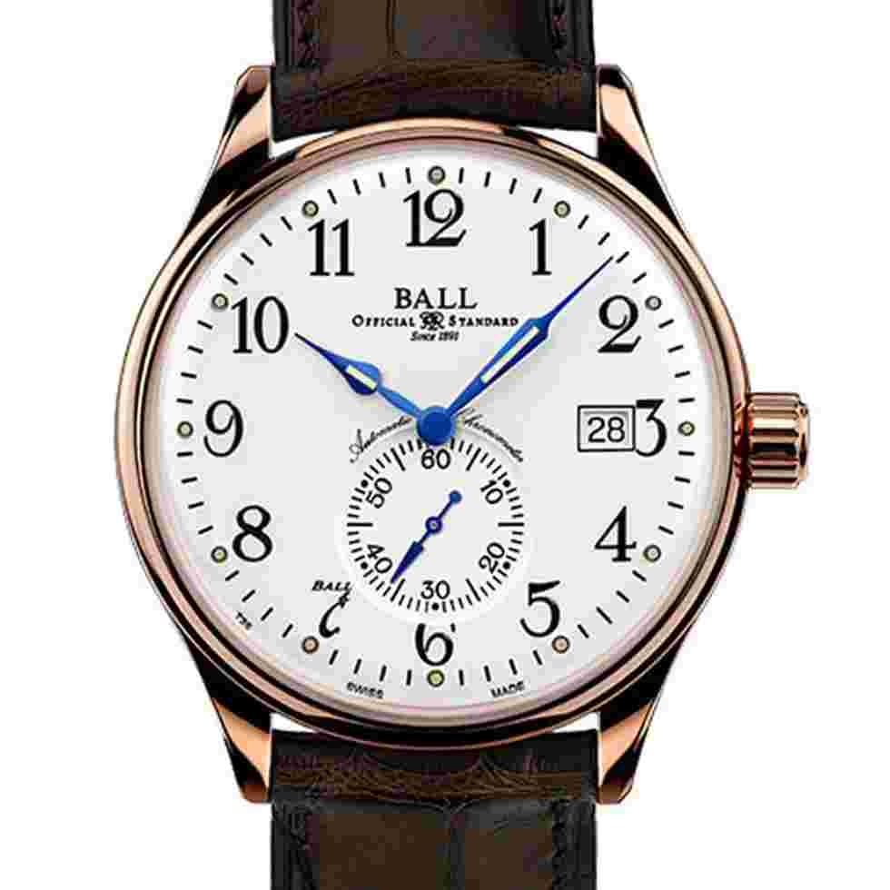 BALL Watch Trainmaster Automatic White 40mm