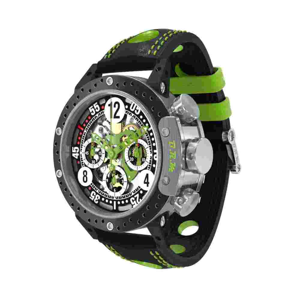 B.R.M Chronographes Racing Automatic Black 46mm