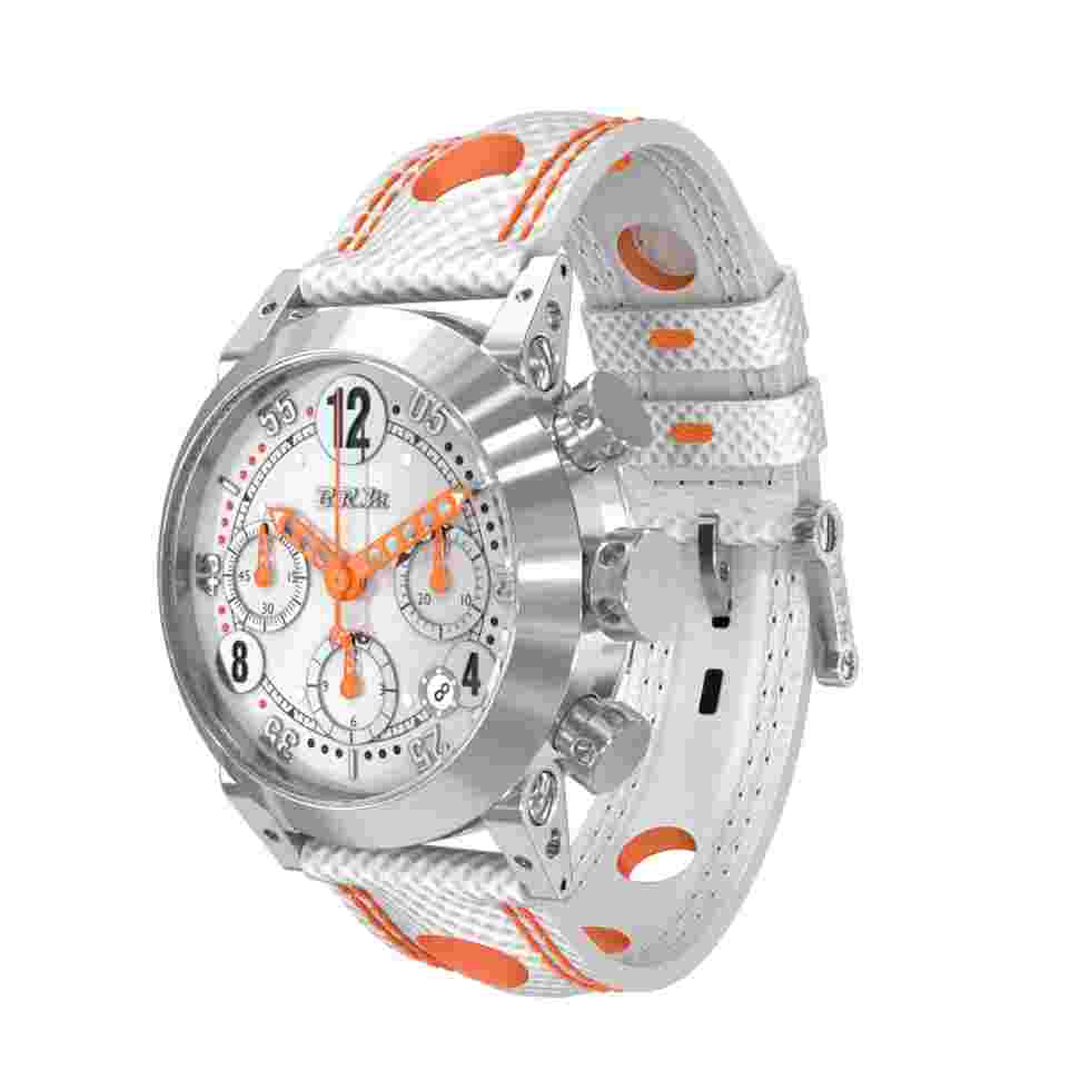 B.R.M Chronographes Racing Automatic White 40mm