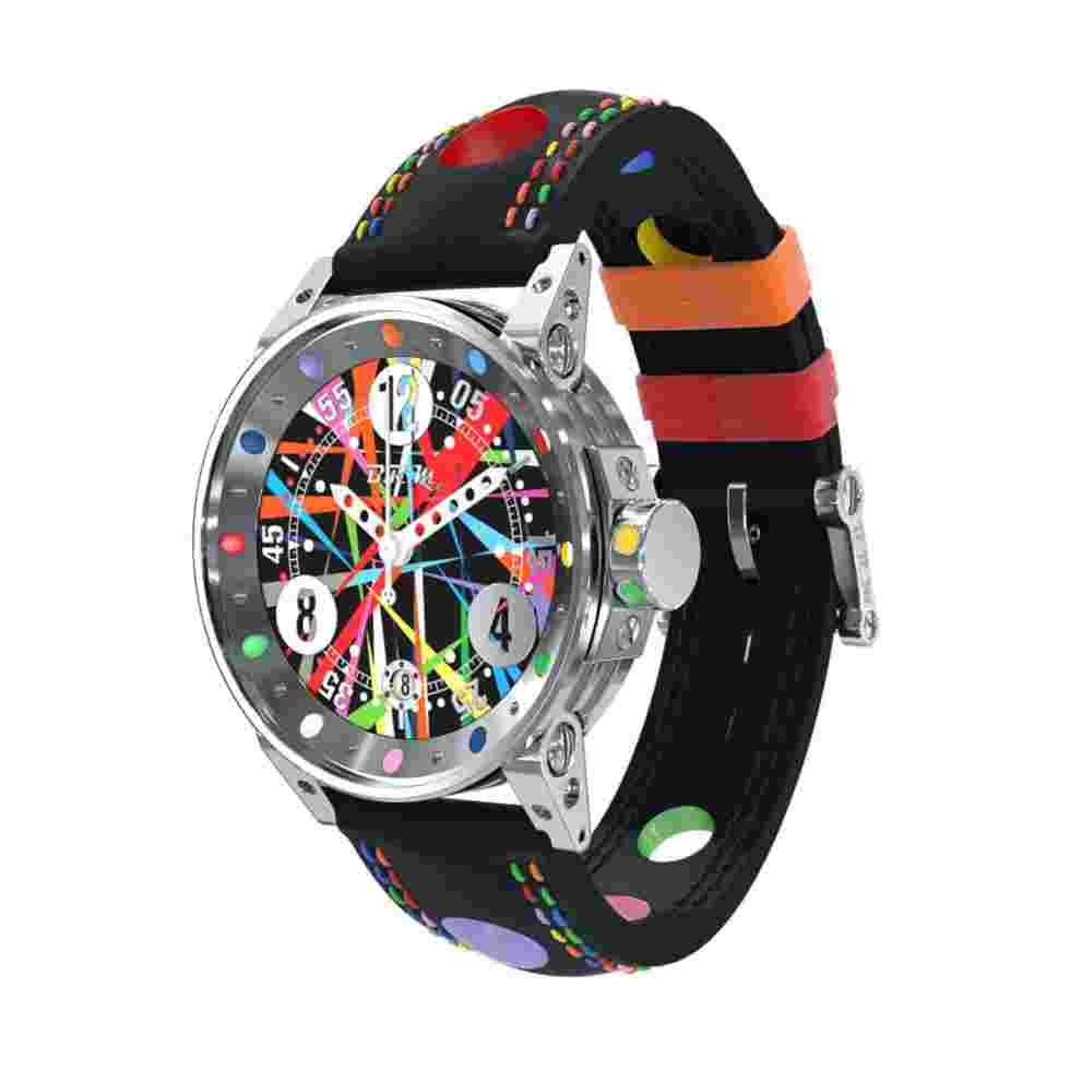 B.R.M Chronographes Racing Automatic Black 38mm