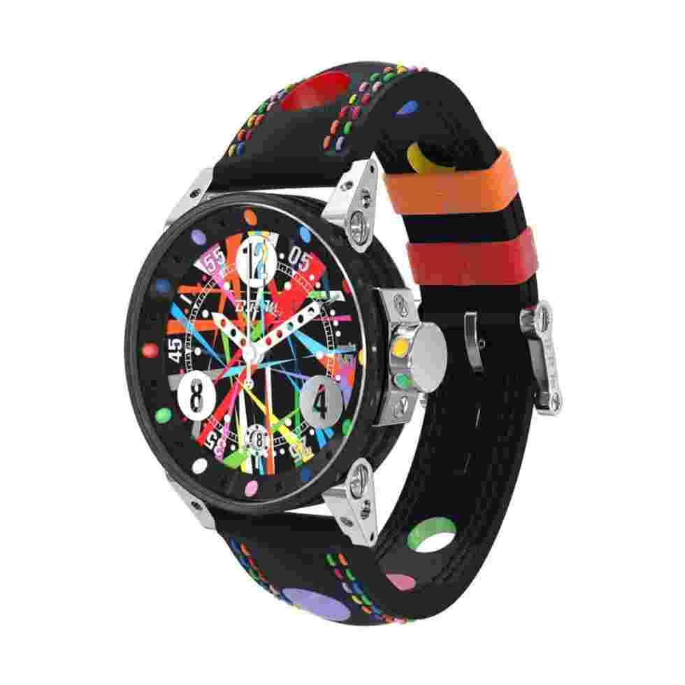 B.R.M Chronographes Racing Automatic Black 38mm