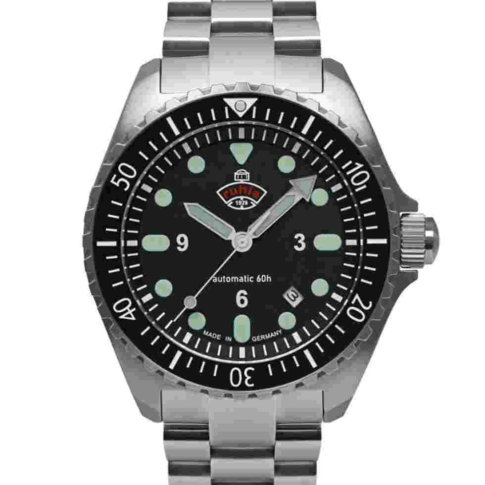 Ruhla NVA Kommando Minentaucher 4960M_SET Automatic Black 43mm