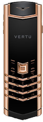 Red Gold Black Ceramic Back Vertu