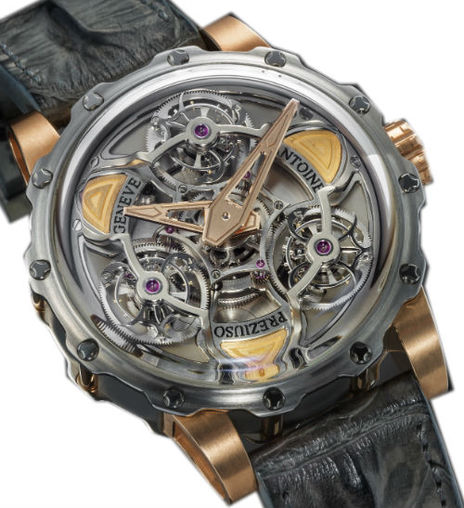 TTR3 Power Titanium Steel Pink gold Antoine Preziuso