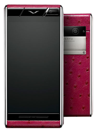 Aster Raspberry Ostrich Vertu