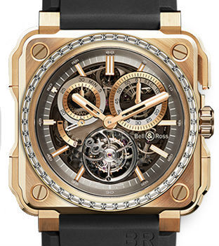BR-X1 Tourbillon Rose Gold diamonds Bell & Ross