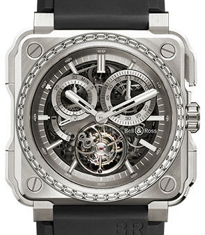 BR-X1 Chronograph Tourbillon Titanium diamonds Bell & Ross