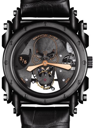Manual winding on steel PVD Case Manufacture Royale