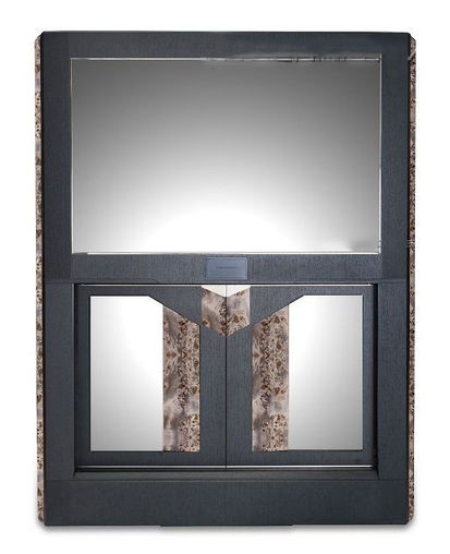 WITH INNER SHOWCASE HIGH-GLOSS EBONY GRIGIO Buben & Zorweg