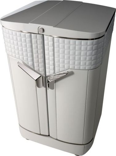 PEARL WHITE / HIGH-GLOSS NAPPA Buben & Zorweg