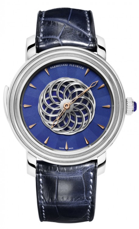 Parmigiani Fleurier Toric Kaleidoscope White Gold Blue PFH481-1200600-HA3141