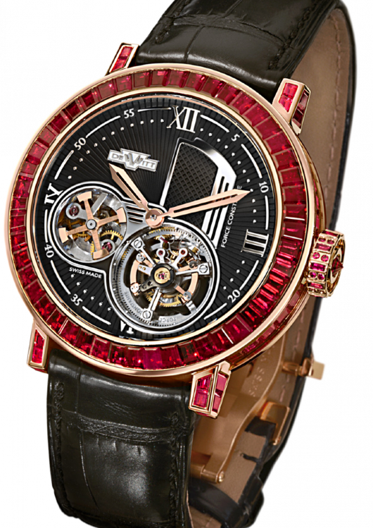 DeWitt Academia Tourbillon Force Constante Ruby Rose Gold AC.8300M.53.04.M070