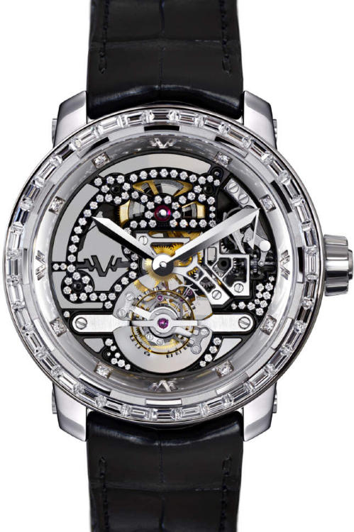 DeWitt Twenty-8-Eight Skeleton Tourbillon High Jewellery White Gold and Diamonds T8.TH.023