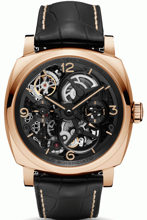 Officine Panerai Radiomir 1940 Tourbillon GMT Oro Rosso - 48 mm PAM00559