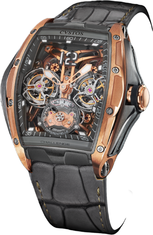 Cvstos TOURBILLON 5N RED GOLD BRANCARD/TITANIUM