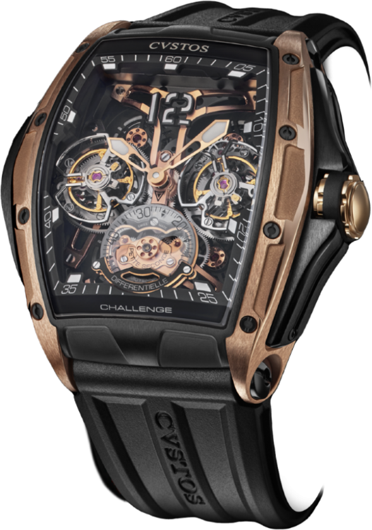 Cvstos TOURBILLON 5N RED GOLD BRANCARD/TITANIUM-0