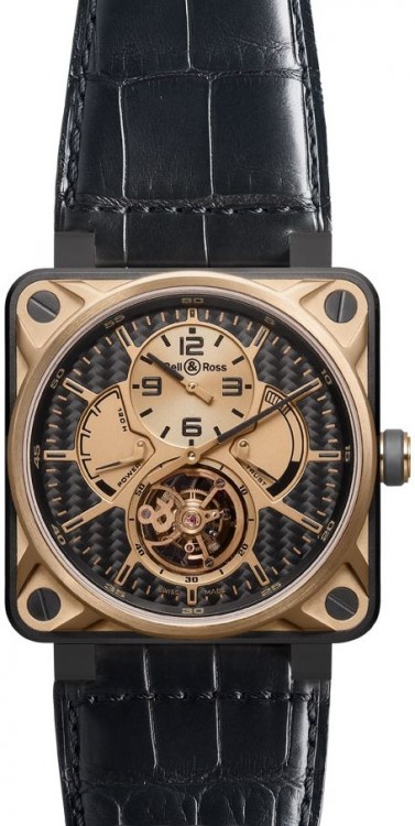 Bell & Ross Instruments BR 01 Tourbillon Pink Gold & Titanium