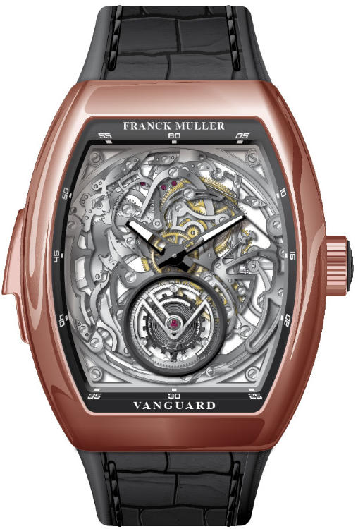Franck Muller Mens Collection Vanguard Minute Repeater V 50 LRM T SQT 5N.NR