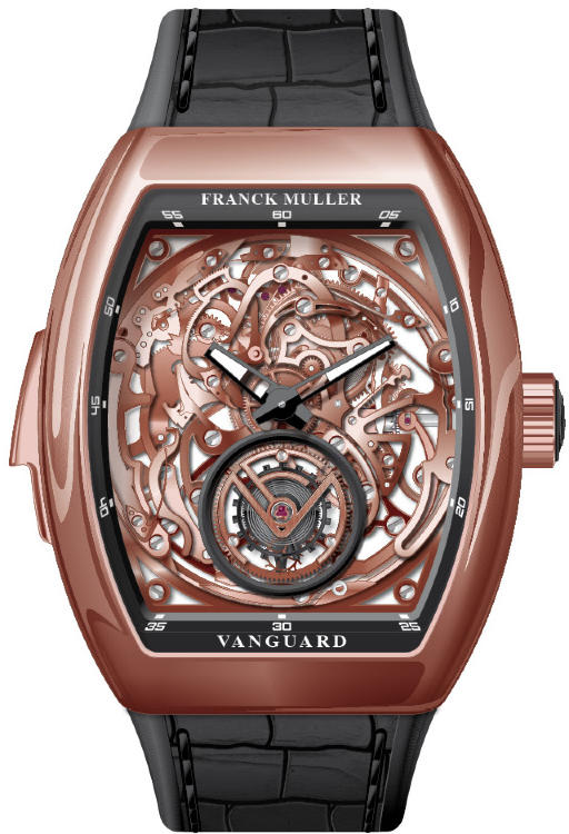 Franck Muller Mens Collection Vanguard Minute Repeater V 50 LRM T SQT 5N.NR NR
