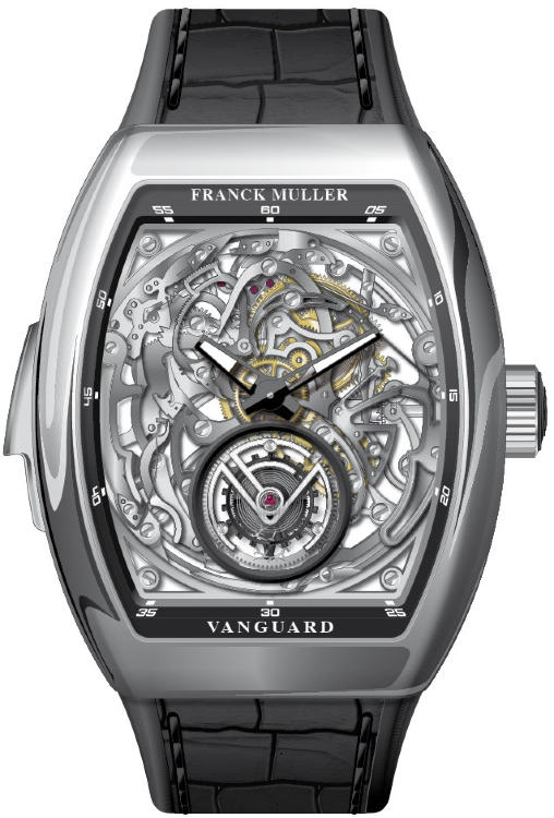 Franck Muller Mens Collection Vanguard V 50 LRM T SQT OG.NR