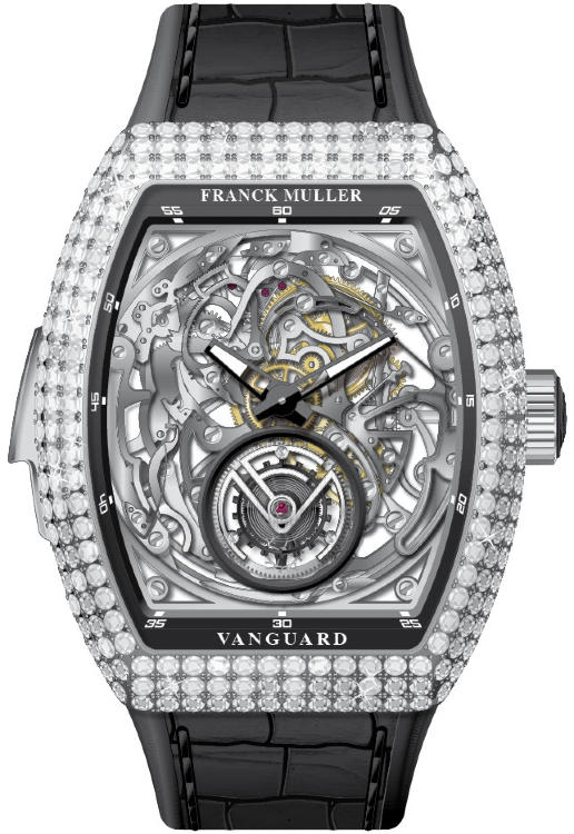 Franck Muller Mens Collection Vanguard Minute Repeater V 50 LRM T SQT D AC.NR