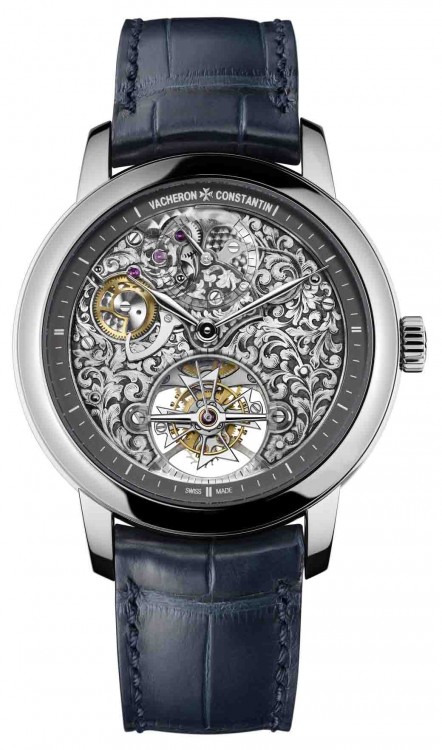 Vacheron Constantin Metiers d'Art Mecaniques Gravees-14-day Tourbillon Platinum 6000A/000P-B026