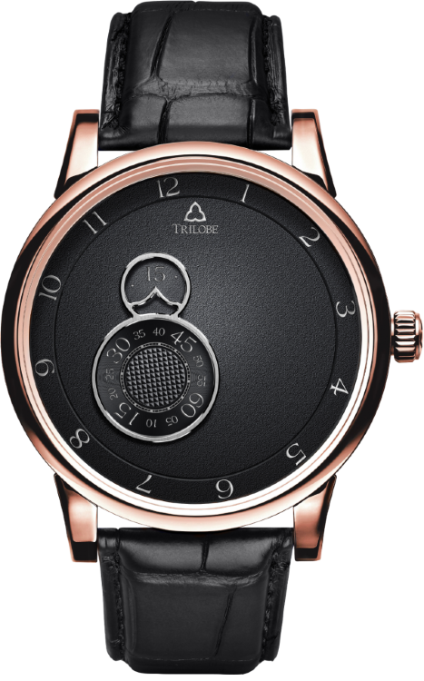 Trilobe Nuit Fantastique Grained Black Rose Gold NF03NG