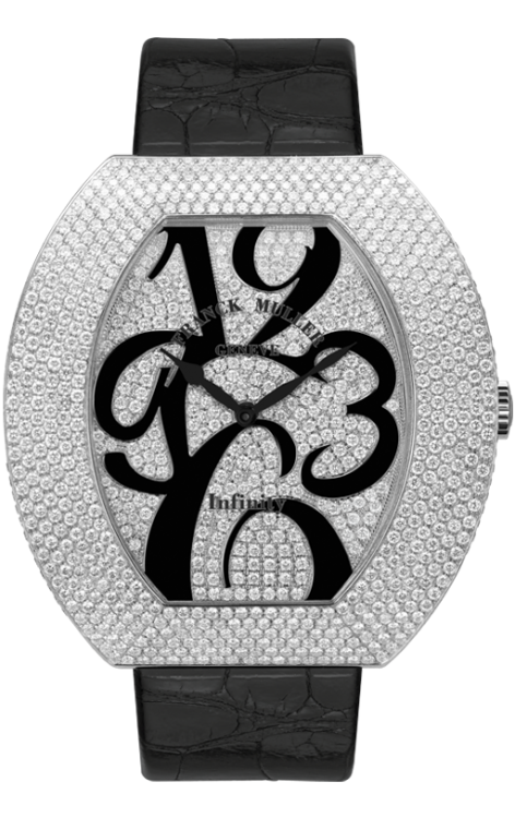 Franck Muller Infinity Curvex Ladies 3550 QZ A D6 CD White Gold