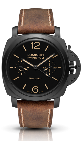 Officine Panerai Special Editions Luminor 1950 Tourbillon GMT Ceramica PAM00396