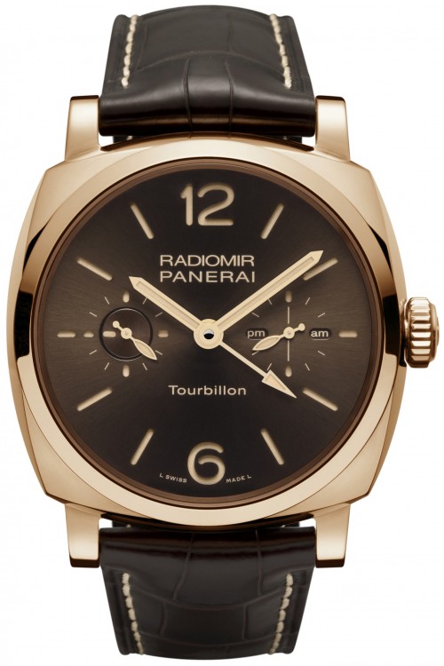 Officine Panerai Special Editions 2014 Radiomir 1940 Tourbillon GMT Oro Rosso PAM00558